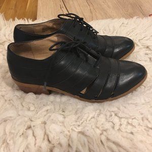 Anthropologie splendid black leather oxford 6